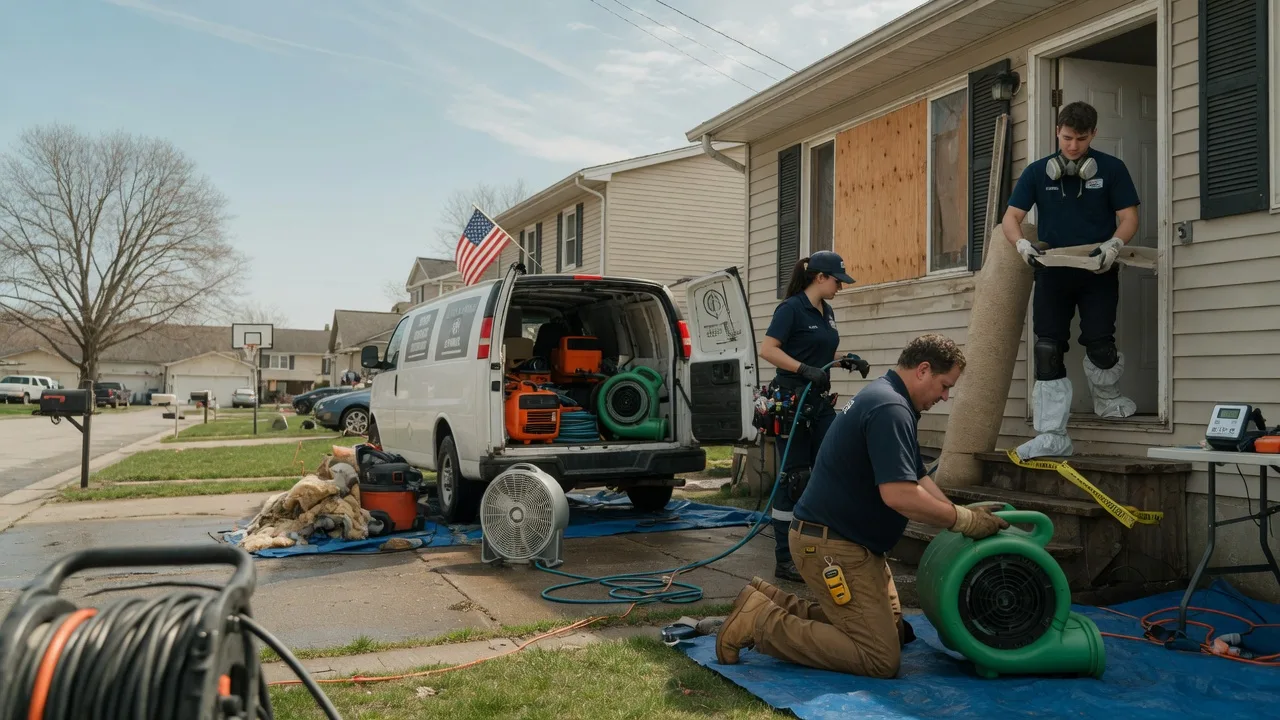 Water Damage Restoration in Pierpont, OH near me